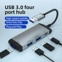 4 In 1 Usb 3.0 Hub Docking Station Type-C Hub คอมพิวเตอร์ Splitter Hub Expansion Dock สำหรับ Air แล็ปท็อปการเชื่อมต่อฮาร์ดไดรฟ์