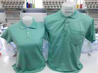 เสื้อโปโลสีเขียวมิ้นต์-หญิง