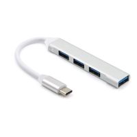 USB ชนิด C ฮับ3.0 3.1 4พอร์ตอะแดปเตอร์ OTG เครื่องแยกอเนกประสงค์สำหรับ Macbook 13 15อุปกรณ์คอมพิวเตอร์โปรพีซีอากาศ