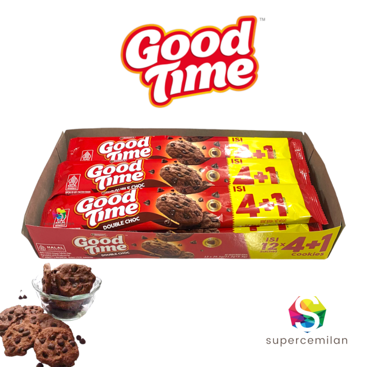 Good Time Cookies Double Choc Pack Isi 12 Pcs Lazada Indonesia