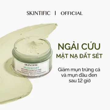 Mặt nạ đất sét ngải cứu Skintific có tác dụng làm sáng da không?