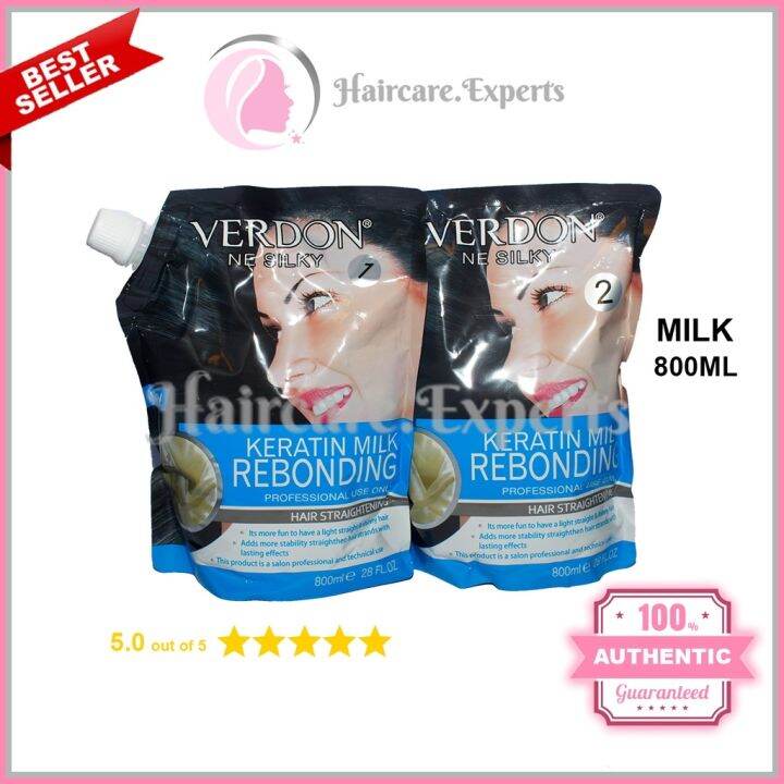 Verdon Keratin Milk Rebond Rebonding Set Treatment Hair Treatment Set 1