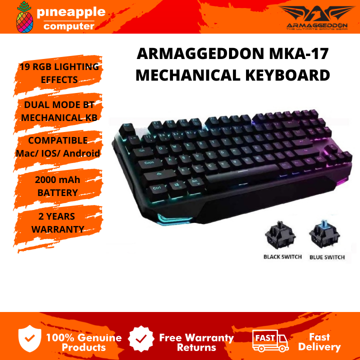 Armaggeddon MKA 17 RGB Bluetooth Mechanical Gaming Keyboard