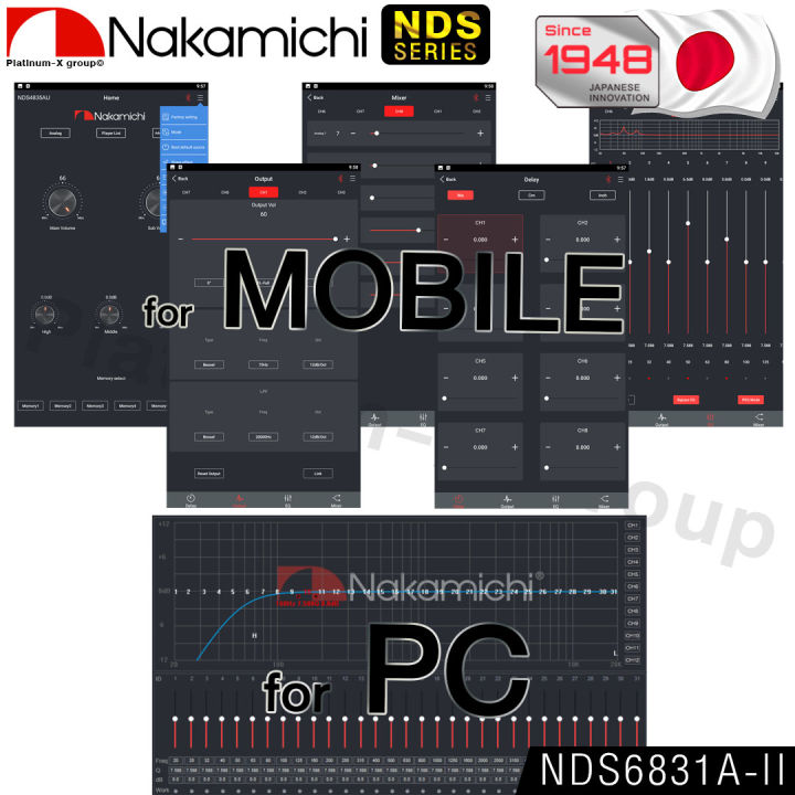 nakamichi-dsp-amplifier-nds6831a-ii-31band-bluetooth-optical-usb-input6-ch-output6-ch-hi-res-amp-power-เครื่องเสียงรถยนต์-แอมป์ขยายเสียง-digital