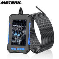 METERK P40แบบพกพามือถืออุตสาหกรรม Endoscope Borescope กล้องตรวจสอบ IP67กันน้ำ5.5มิลลิเมตรเลนส์ในตัว6ชิ้นไฟ LED ปรับได้ด้วย4.3 I-Nch ความละเอียดสูง1080จุดหน้าจอแสดงผล,2เมตรสายแข็ง