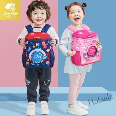 【hot sale】ↂ﹉▪ C16 Lemonkid New Childrens Cartoon Schoolbag Student Schoolbag Childrens Schoolbag Dinosaur Schoolbag