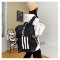 100% Backpack Causal Student School Bag กระเป๋า zzz กระเป๋าเป้สะพายหลัง zzz