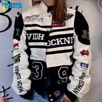 YICIYA Bomber Woman Varsity Jackte American Baseball Fashion Brand Racing Car Jacket Embroidered Jackets Couple 39;s Hip Hop Coat