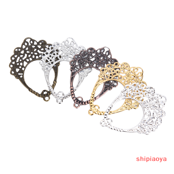 shipiaoya-ห่อลายเส้น30ชิ้นงานฝีมือข้อต่อโลหะจี้เสน่ห์ทำมือการทำเครื่องประดับ