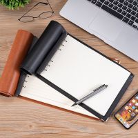 A4 Horizontal Loose Leaf Notebook Notepad Soft Leather Plan Book Cornell Notepad Creative Mind Map Notebook Gift Office Supplies Note Books Pads