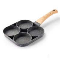 24 Hole Frying Pot Pan Thickened Omelet Pan Non-stick Egg Pancake Steak Pan Cooking Egg Ham Pans Breakfast Maker Cookware