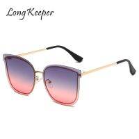 Retro Sexy Rimless Cat Eye Sunglasses Women Brand Designer Luxury Glasses Vintage Pink Glasses Female Lunette De Soleil Femme