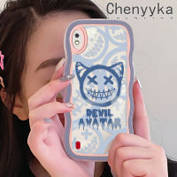 Chenyyka เคส A71 A01 A10ปลอกสำหรับ Samsung การ์ตูนแฟชั่นอินเทรนด์ลายคลื่นสีสันสดใสเคสโทรศัพท์แบบใสซิลิโคนนิ่มเคสกันกระแทกเคสโปร่งใสป้องกันเลนส์กล้อง