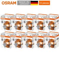 9003 H4 OSRAM 10ชิ้น12V 60/55W P43t 3200K 64193ไฟหน้าฮาโลเจนสายไฟของแท้โคมไฟอัตโนมัติ OEM แสง Hi/Lo เยอรมนีขายส่ง