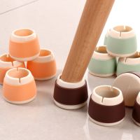 ۩♀卐 4 Reusable Furniture Silicone Cups Anti Slip Feet Plugs Legs Floor Protector Covers Table Chair Leg End Caps Non Skid Foot Mats