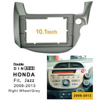 ZR สำหรับ HONDA Jazz 2008-2013รถยนต์10.1นิ้วหุ่นยนต์เครื่องเล่น MP5สเตอริโอกรอบแผงป้ายวิทยุ