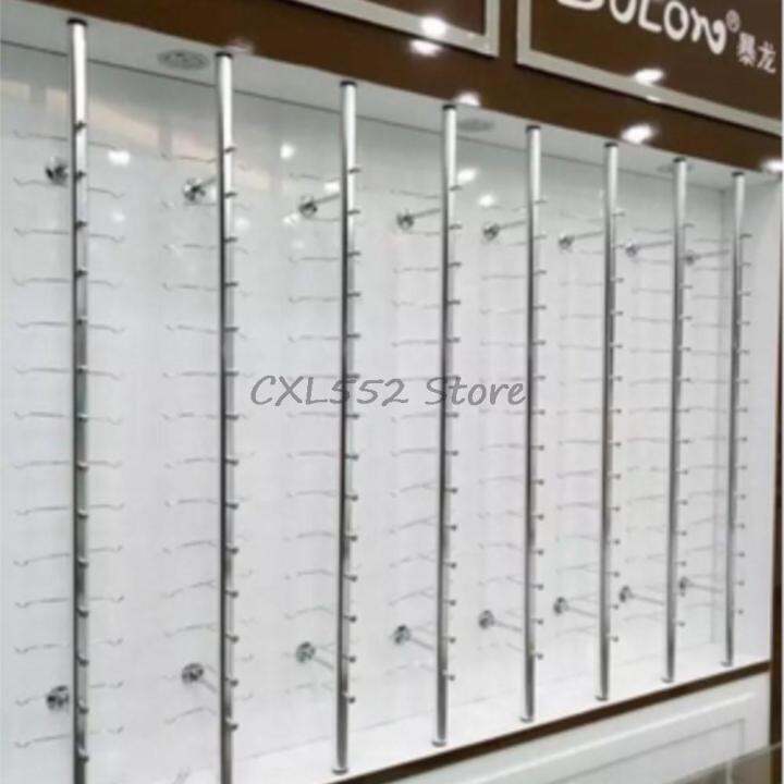10Pcs Aluminium Eyewear Sunglasses Eyeglasses Display Rod 1Meter No