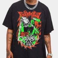 New FashionT-Shirt Unisex Cotton Anime Chainsaw Man Denji 2023