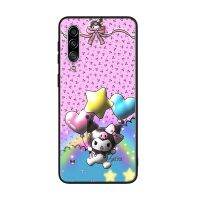 1สาว Kuromi Sanrio เคสโทรศัพท์สำหรับ A90 A80 A70S A60 A50S A30S A40 A2แกน A20E A20S A30 A10S ที่ครอบสีดำ