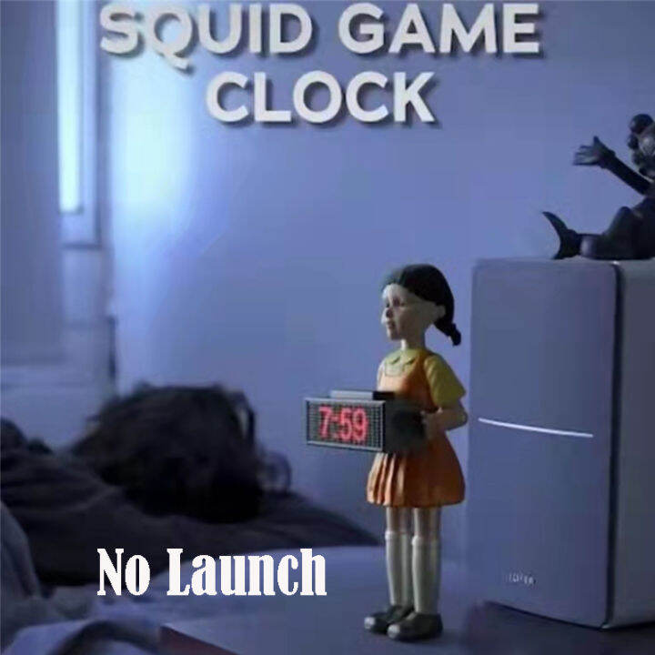 Squid Game Alarm Clock Fires Bullets To Wake You Up Red Light Green