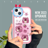 เคสโทรศัพท์พร้อมสำหรับ Xiaomi Redmi 12การ์ตูนน่ารัก Lotso Bea เคสโทรศัพท์มีลายเคสโทรศัพท์เลนส์โทรศัพท์มอนสเตอร์เปลือกนุ่มเคสโทรศัพท์มือถือกันกระแทกฝาครอบป้องกัน