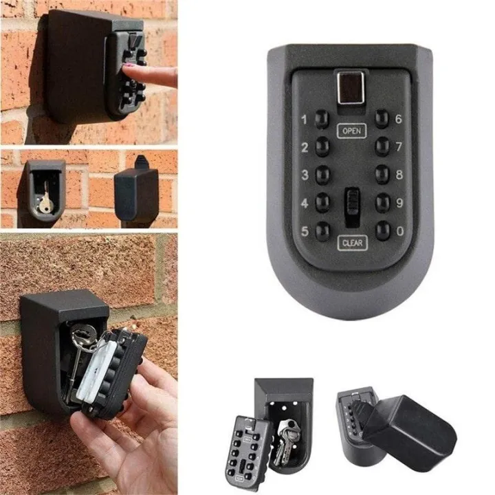 Outdoor Key Lock Box Password Lockpassword Boxwall Mounted