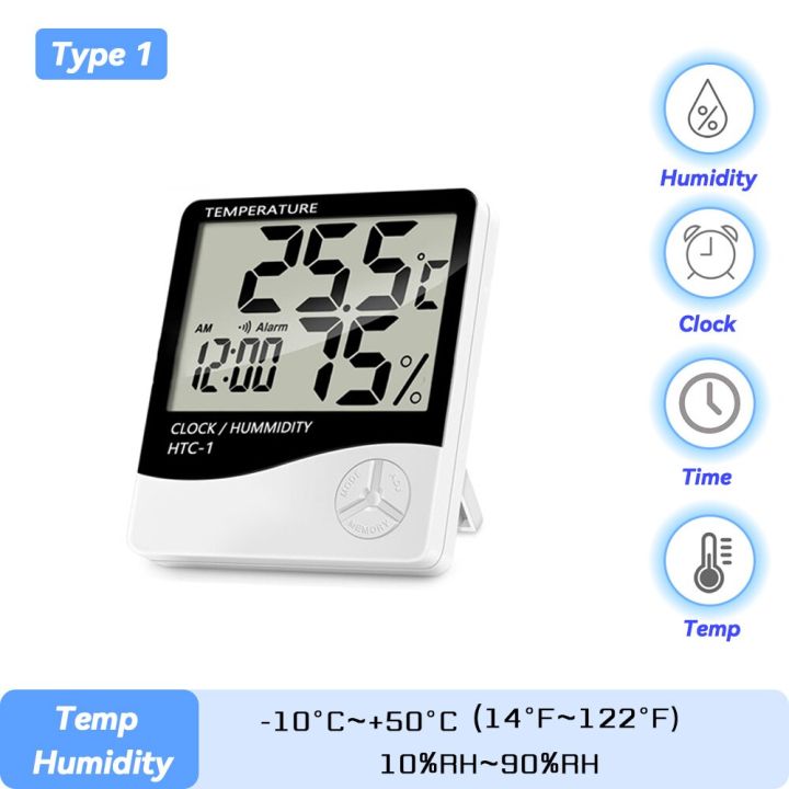 China Customized Digital Temperature Humidity Meter HTC-1 HTC-2