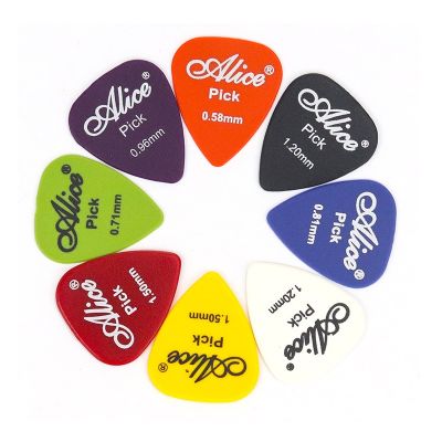 0.58-1.5mm Pick Colorful Music Picks 6 Thickness Packing Musical Instrument Accessory