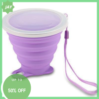 ?【Lowest price】Jay ถ้วยพับ270ml BPA Free Food Grade Water CUP Travel silicone Retractable