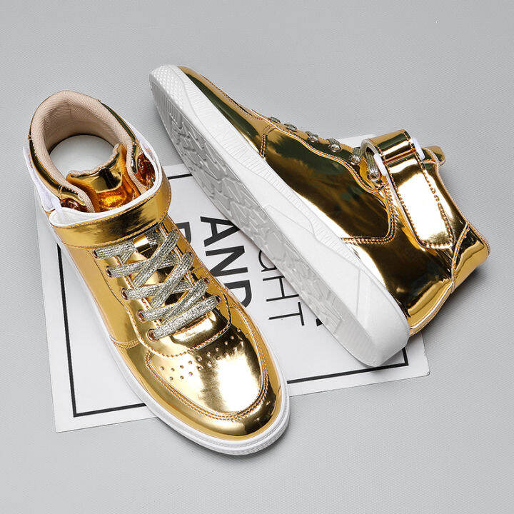 luxury-gold-men-shoes-patent-leather-designer-sneakers-men-high-top-mirror-shoes-hip-hop-mens-casual-shoes-zapatillas-hombre