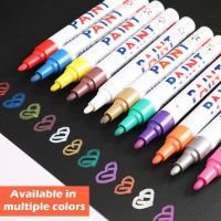 Waterproof Car Paint Pen Care Car Wheel Tire Oily Mark Pen Auto Rubber Tyre Tread Metal Permanent Paint Marker Paint Pen