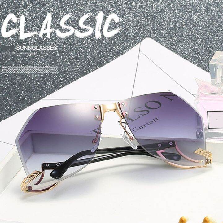 2022-new-irregular-rimless-sunglasses-women-brand-designer-alloy-frame-oversize-gradient-sun-glasses-fashion-female-clear-shades