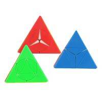 FanXin Enlightenment Pyramind Triangle Tetrahedron Magic Cube Small Pagoda Small Windmill Small Gold Coin Puzzle Cubo Toy