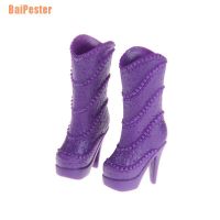 Baipester (~) รองเท้าบู๊ทส์ส้นสูงลําลองหลายสีสันสําหรับแต่งตัวตุ๊กตา