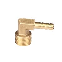 6mm 8mm 10mm 12mm Hose Barb x M8 M10 M12 M14 M16 Metric Male Thread Brass Elbow Pipe Fitting Adapter Coupler Connector