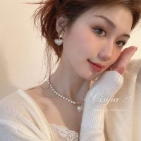 Vivienne Westwood NGBB Pearl Choker Necklace Womens Light Luxury High-end Design Niche Clavicle Chain Choker2023 New Hot Style