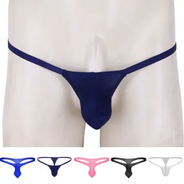 Mens C-string Invisible Thong Panty Self Adhesive Bulge Pouch Briefs  Underpants