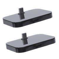 2X Desktop Type-C Charger Stand Holder Cellphone USB-C Charging Docking Station Black