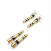 One Pair Gold Plated MMCX/.78mm Female to 3.5mm Male Converter Adapter for t1 t5p D600 D7100 Z1 Z1R FOCAL ELLEAR Headphones