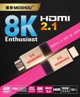 ❅◑ﺴ High-Strength HDMI 2.1 Cable Ultra-HD (UHD) 8K HDMI 2.1 Cable 48Gbs with Audio Ethernet HDMI Cord 1M 2M 5M 10M 15M HDR 4:4:4