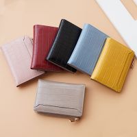 JASMIN NOIR Bifold Women Short Wallet Stone Pattern Large Capacity Coin Purse Card Holder Wallet