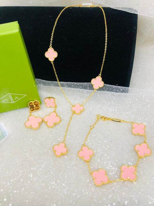 Kevlim Shop High Quality 4in1 VCA Jewelry Set with FREE Box Lazada PH