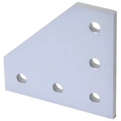 5 Hole Joint Board Plate Corner Angle Bracket Connection Joint Strip For 2020 Aluminum Profile 90 Degree Corner Angle Bracket