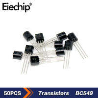 50pcs NPN ทรานซิสเตอร์ BC549 30V 0.1A triode ใหม่ Original Electronic Component chips