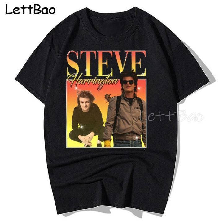 steve-harrington-hop-t-shirt-tshirts-letter-print-tees-tshirt-men-100-cotton-gildan