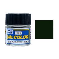 Mr.Hobby Mr.Color C18 RLM70 Black Green Semi-Gloss (10ml) 4973028535778