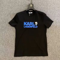 เสื้อยืดผู้ชายแขนสั้นหัวใหม่ Karl Lagerfeld