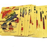 10pcs Vmax GX German French Gold Pokemon Card Spanish Game Collection Cards Charizard Pikachu Rare Collection Card