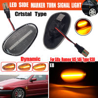 2x แบบไดนามิก Led Side Marker ไฟเลี้ยวไฟสัญญาณ Repeater สำหรับ ALFA ROMEO 145 146 930 155 SPIDER G 60603161 60603162