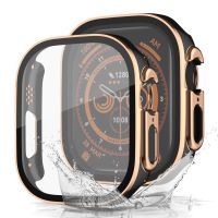 Screen Protector Case for Apple Watch Series 8 Ultra 49mm Strap Frame Bumper 45MM For Iwatch 7 6 5 4 44MM Glass Film Accessories